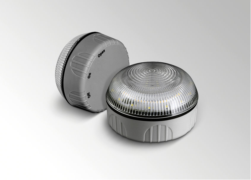 HELLA SOS 360° WARNING LAMP: COMPACT WARNING LIGHT FOR CAR AND MOTORBIKE